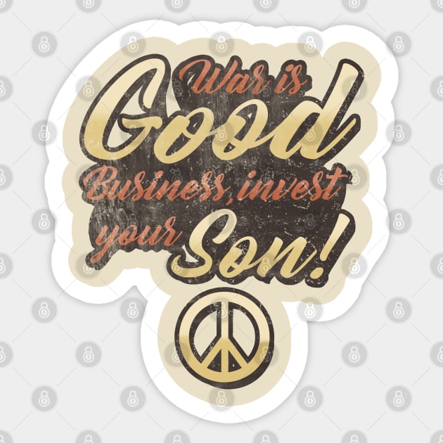 Retro Vintage WWII Design Sticker by Eyanosa